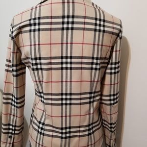 Burberry long sleeve button down shirt